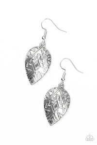 Paparazzi ~ Adobe Adornment ~ Silver Earrings