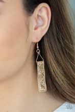 Load image into Gallery viewer, Paparazzi ~ Ancient Artifacts ~ Gold Earrings