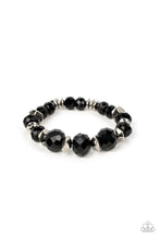 Load image into Gallery viewer, Paparazzi ~ Cosmic Cadence ~ Black Necklace and Bracelet Set