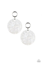 Load image into Gallery viewer, Paparazzi ~ Beach Bliss ~ White Acrylic Post Earrings
