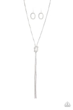 Load image into Gallery viewer, Paparazzi ~ Born Ready ~ Silver Knot Necklace Set - Klassy Jewelz Boutique