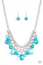Load image into Gallery viewer, Paparazzi ~ Brazilian Bay ~ Blue Necklace Set