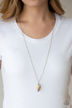 Load image into Gallery viewer, Paparazzi ~ Breaking Out Of My Shell ~ Silver Necklace Set
