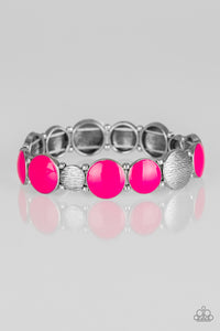 Paparazzi ~ Bubble Blast ~ Pink Bracelet