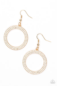 Paparazzi ~ Bubbly Babe ~ Gold Earrings
