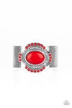 Load image into Gallery viewer, Paparazzi ~ Canyon Crafted ~ Red Cuff Bracelet