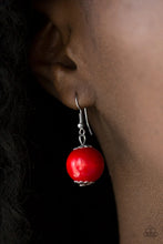 Load image into Gallery viewer, Paparazzi ~ Caribbean Cover Girl ~ Red Wooden Bead Necklace Set