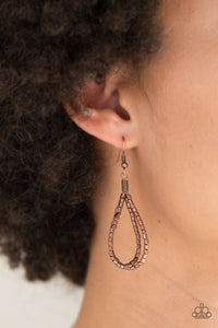 Paparazzi ~ Catwalk Queen ~ Copper Seed Bead Necklace Set