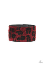 Load image into Gallery viewer, Paparazzi ~ Cheetah Cabana ~ Red Urban Bracelet