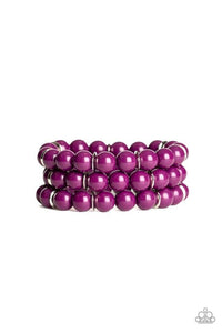 Paparazzi ~ Chroma Collision ~ Purple Beaded Bracelet