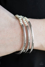 Load image into Gallery viewer, Paparazzi ~ City Pretty ~ White Bracelet