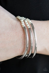 Paparazzi ~ City Pretty ~ White Bracelet