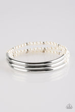 Load image into Gallery viewer, Paparazzi ~ City Pretty ~ White Bracelet