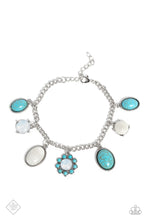 Load image into Gallery viewer, Paparazzi ~ Cowboy Catwalk ~ Blue Turquoise Necklace and Bracelet Set (Fashion Fix Exclusive)