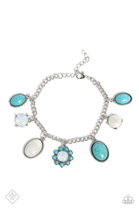 Paparazzi ~ Cowboy Catwalk ~ Blue Turquoise Necklace and Bracelet Set (Fashion Fix Exclusive)