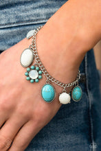 Load image into Gallery viewer, Paparazzi ~ Cowboy Catwalk ~ Blue Turquoise Necklace and Bracelet Set (Fashion Fix Exclusive)