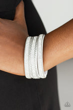 Load image into Gallery viewer, Paparazzi ~ Dangerously Drama Queen ~ White Urban Bracelet