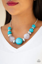 Load image into Gallery viewer, Paparazzi ~ Daytime Drama ~ Blue Necklace Set