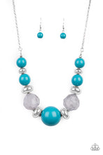 Load image into Gallery viewer, Paparazzi ~ Daytime Drama ~ Blue Necklace Set