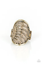 Load image into Gallery viewer, Paparazzi ~ Dazzle Daze ~ Brass Ring with Stretchy Band