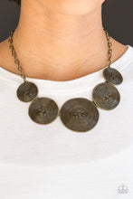 Load image into Gallery viewer, Paparazzi ~ Deserves A Medal ~ Brass Necklace Set