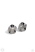 Load image into Gallery viewer, Paparazzi ~ Destination Unknown ~ Black/Gunmetal Clip-On Earrings - Klassy Jewelz Boutique