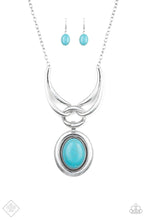 Load image into Gallery viewer, Paparazzi ~ Divide and RULER ~ Blue Turquoise Necklace Set (Fashion Fix Exclusive)