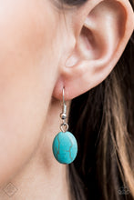 Load image into Gallery viewer, Paparazzi ~ Divide and RULER ~ Blue Turquoise Necklace Set (Fashion Fix Exclusive)