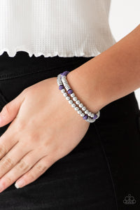 Paparazzi ~ Downright Dressy ~ Purple Bracelet