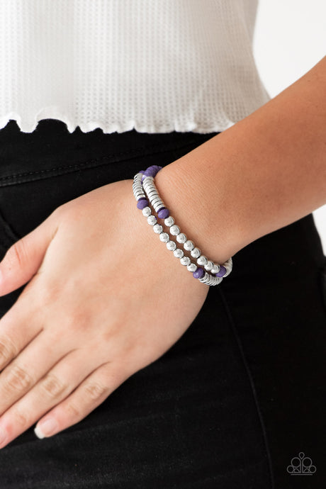 Paparazzi ~ Downright Dressy ~ Purple Bracelet