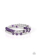 Load image into Gallery viewer, Paparazzi ~ Downright Dressy ~ Purple Bracelet