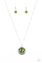 Load image into Gallery viewer, Paparazzi ~ Dream Girl Glow ~ Green Necklace Set
