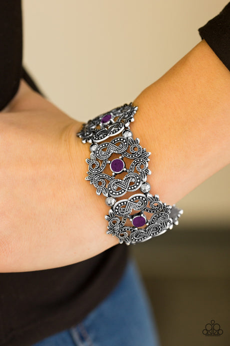 Paparazzi ~ EMPRESS-ive Shimmer ~ Purple Bracelet