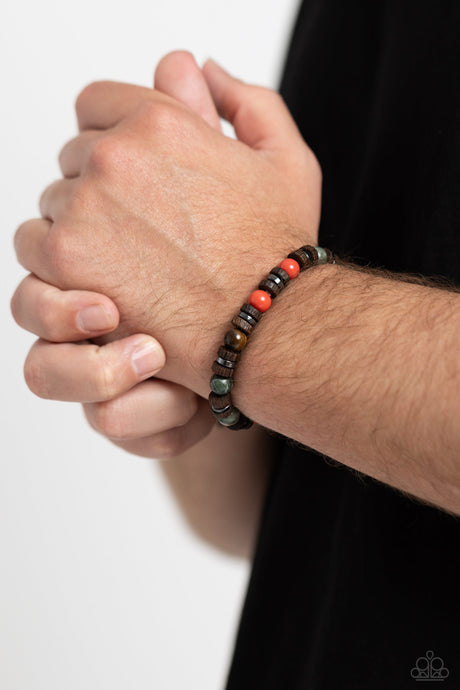 Paparazzi ~ Earthy Empath ~ Men's Multi Urban Bracelet