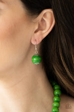 Load image into Gallery viewer, Paparazzi ~ Effortlessly Everglades ~ Green Wooden Bead Necklace Set