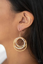 Load image into Gallery viewer, Paparazzi ~ Elegantly Entangled ~ Gold Earrings