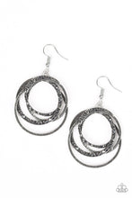 Load image into Gallery viewer, Paparazzi ~ Elegantly Entangled ~ Silver Earrings