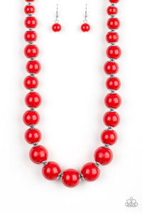 Paparazzi ~ Everyday Eye Candy ~ Red Necklace Set