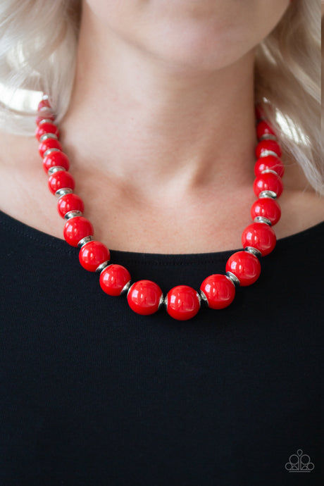 Paparazzi ~ Everyday Eye Candy ~ Red Necklace Set