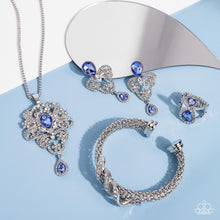 Load image into Gallery viewer, Paparazzi ~ Fiercely 5th Avenue ~ Fashion Fix Complete Trend Blend ~ Blue Necklace Set
