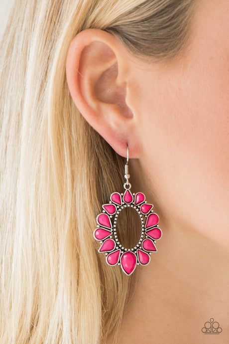 Paparazzi ~ Fashionista Flavor ~ Pink Earrings