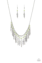 Load image into Gallery viewer, Paparazzi ~ Feathered Ferocity ~ Green Necklace Set