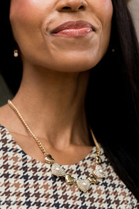 Paparazzi ~ Fiercely 5th Avenue ~ Fashion Fix Complete Trend Blend ~ Gold Necklace Set
