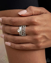 Load image into Gallery viewer, Paparazzi ~ Fiercely 5th Avenue ~ Fashion Fix Complete Trend Blend ~ White Necklace Set