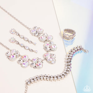 Paparazzi ~ Fiercely 5th Avenue ~ Fashion Fix Complete Trend Blend ~ White Necklace Set