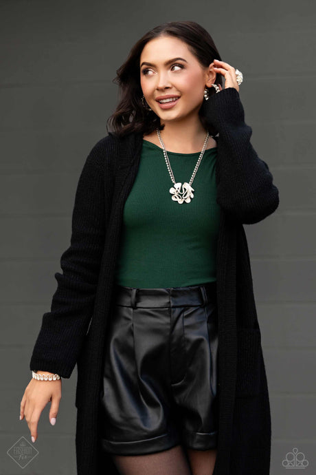 Paparazzi ~ Fiercely 5th Avenue ~ Fashion Fix Complete Trend Blend ~ White Necklace Set