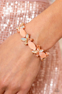 Paparazzi ~ Fiercely 5th Avenue ~ Fashion Fix Complete Trend Blend ~ Rose Gold Necklace Set