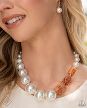 Load image into Gallery viewer, Paparazzi ~ Fiercely 5th Avenue ~ Fashion Fix Complete Trend Blend ~ Orange Necklace Set
