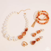 Load image into Gallery viewer, Paparazzi ~ Fiercely 5th Avenue ~ Fashion Fix Complete Trend Blend ~ Orange Necklace Set