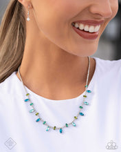 Load image into Gallery viewer, Paparazzi ~ Fiercely 5th Avenue ~ Fashion Fix Complete Trend Blend ~ Blue Necklace Set